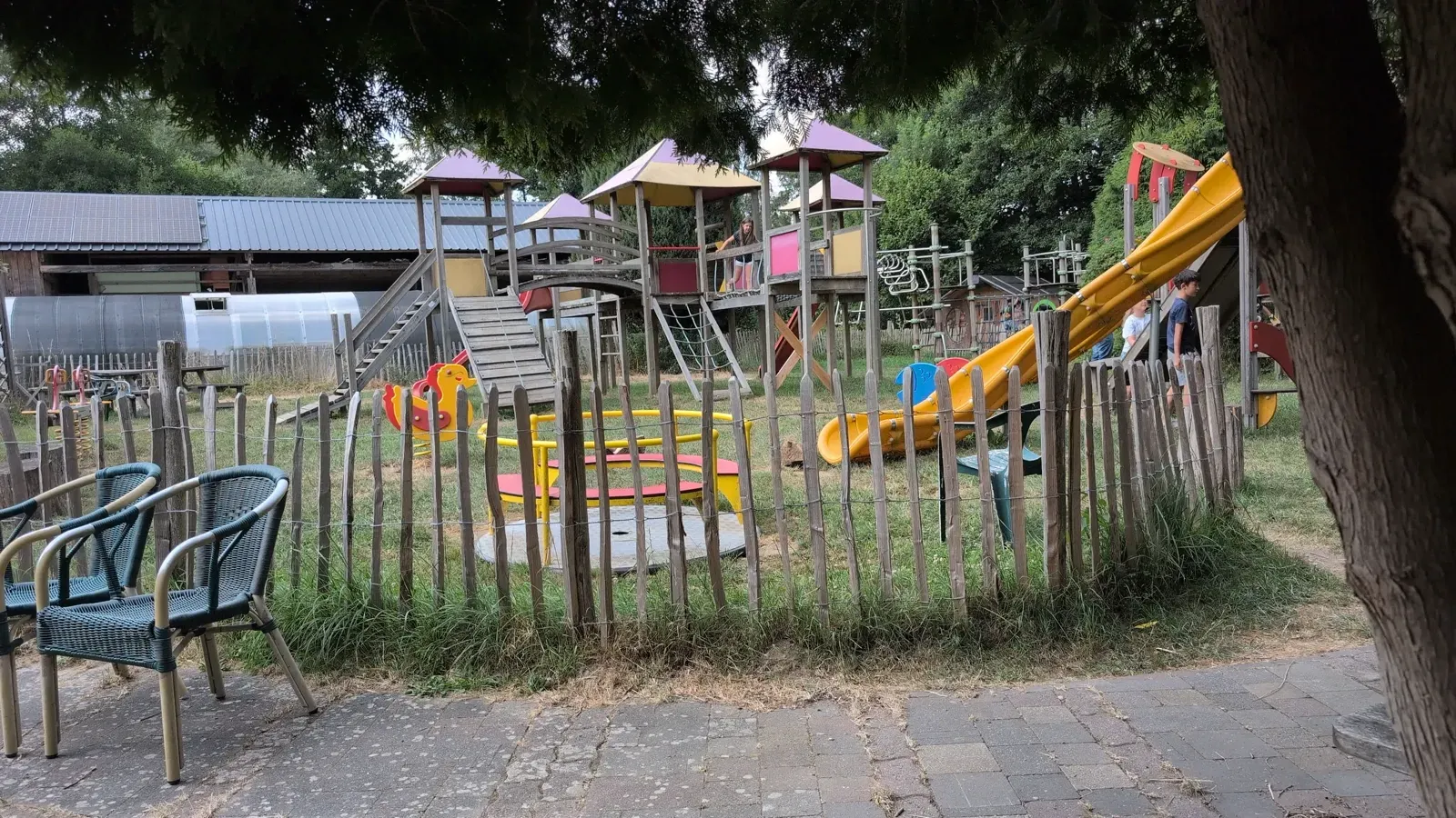 Gezinsspeeltuin van de Ferme de la Planche